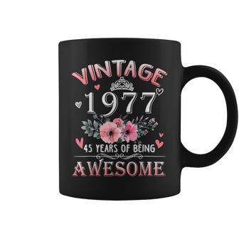 45 Year Old Made In Vintage 1977 45Th Birthday Coffee Mug - Seseable