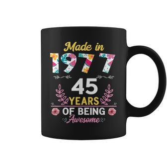 45 Years Old Gifts 45Th Birthday Born In 1977 Women Girls V3 Coffee Mug - Seseable