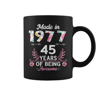 45 Years Old Gifts 45Th Birthday Born In 1977 Women Girls V4 Coffee Mug - Seseable