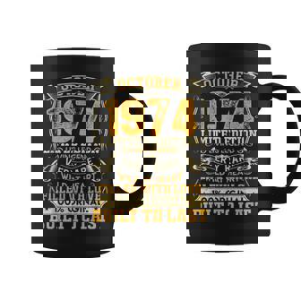 48 Years Old Boy 48Th Birthday Gifts Vintage October 1974 Coffee Mug - Thegiftio UK