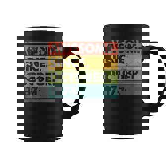 48 Years Old Gifts 48Th Birthday Awesome Since October 1974 Coffee Mug - Thegiftio UK