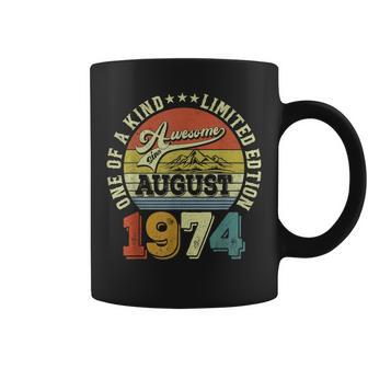 48 Years Old Gifts Awesome Since August 1974 48Th Birthday Coffee Mug - Thegiftio UK