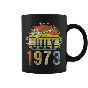 49 Years Old Funny Awesome Since July 1973 49Th Birthday Coffee Mug - Thegiftio UK