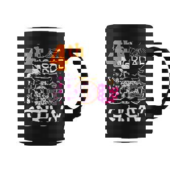 4Th Grade Boo Crew Fourth Grade Teacher Students Halloween Coffee Mug - Thegiftio