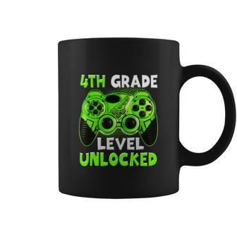 4Th Grade Level Unlocked Graphic Video Gamer Back To School Coffee Mug - Monsterry UK