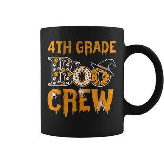 4Th Grade Teacher Boo Crew Halloween 4Th Grade Teacher Coffee Mug - Seseable