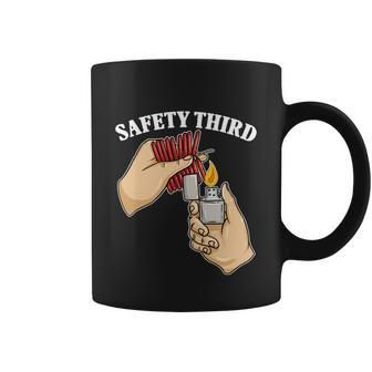 4Th Of July Firecracker Safety Third Funny Fireworks Gift Coffee Mug - Monsterry