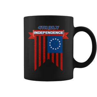 4Th Of July Independence American Flag Coffee Mug - Monsterry AU