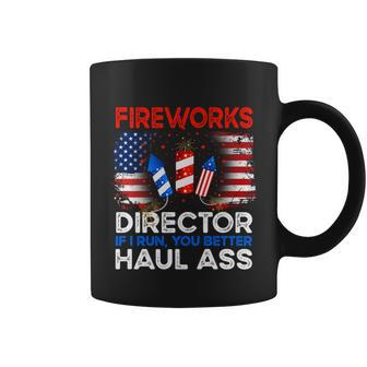 4Th Of July Men Fireworks Director If I Run You Run Funny Coffee Mug - Monsterry DE