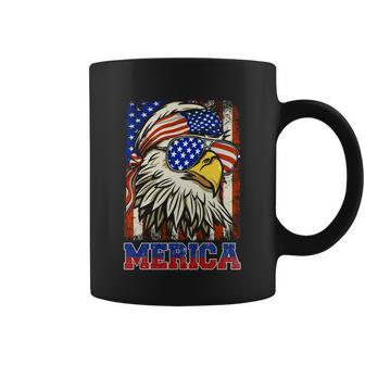 4Th Of July Patriotic Eagle Mullefunny Gift American Flag Usa Gift Coffee Mug - Monsterry DE