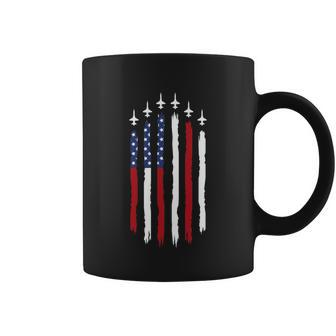 4Th Of July Red White Blue America Flag Design Coffee Mug - Monsterry CA