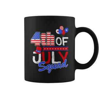 4Th Of July Squad Hat Patriotic Proud American Coffee Mug - Thegiftio UK