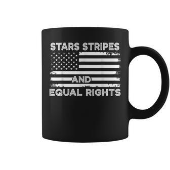 4Th Of July Womens Rights Stars Stripes And Equal Rights Coffee Mug - Seseable
