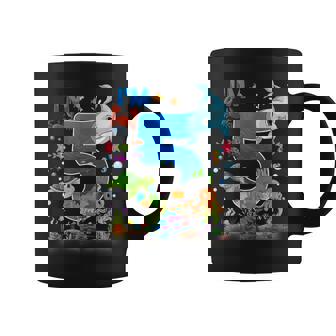 5 Year Old Birthday Whale Fish Sea Birthday Boys And Girls Coffee Mug - Thegiftio