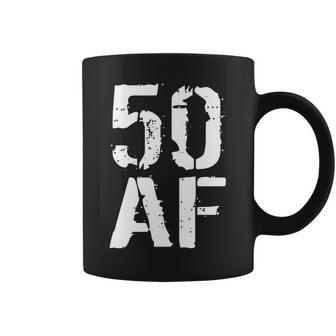 50 Af 50Th Birthday Tshirt Coffee Mug - Monsterry DE