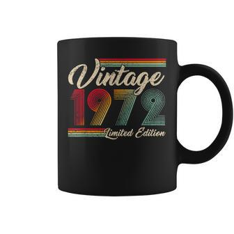 50 Year Old Gift 50Th Birthday Vintage 1972 Limited Edition V2 Coffee Mug - Thegiftio UK