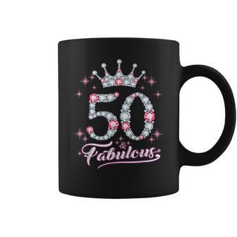 50 Years Old Gifts 50 & Fabulous Since 1972 50Th Birthday Coffee Mug - Thegiftio UK