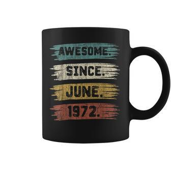 50 Years Old Gifts Awesome Since June 1972 50Th Birthday Coffee Mug - Thegiftio UK