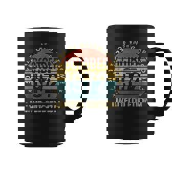 50Th Birthday Gifts October 1972 Limited Edition 50 Year Old Coffee Mug - Thegiftio UK
