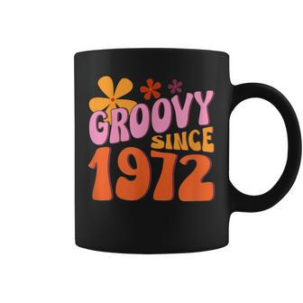 50Th Birthday Groovy Since 1972 Coffee Mug - Seseable