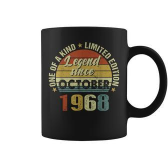 54 Years Old Gifts Legend Since October 1968 54Th Birthday Coffee Mug - Thegiftio UK