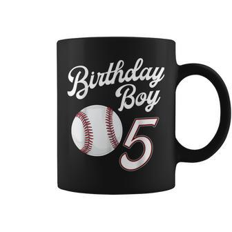 5Th Birthday Baseball Big Number Five 5 Year Old Boy Girl V3 Coffee Mug - Thegiftio UK