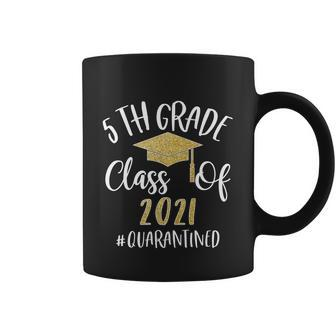 5Th Grade Class Of 2021 Quarantine Grad Graduation Peace Out Gift Coffee Mug - Thegiftio UK