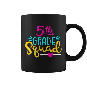 5Th Grade Squad Team Arrow Heart Graphic Design Printed Casual Daily Basic Coffee Mug - Thegiftio UK