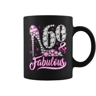 60 Years Old Gifts 60 & Fabulous 60Th Birthday Pink Diamond Coffee Mug - Thegiftio UK