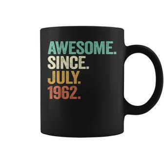 60 Years Old Gifts Awesome Since July 1962 60Th Birthday Men Coffee Mug - Thegiftio UK