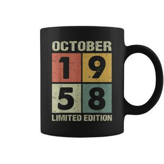 64 Years Old Gifts Vintage October 1958 64Th Birthday Coffee Mug - Thegiftio UK
