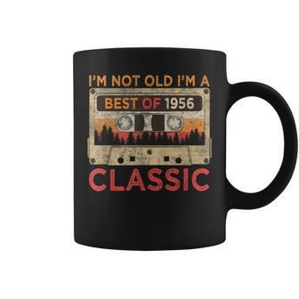 66 Year Old Men Best Of 1956 66Th Birthday Cassette Tape Coffee Mug - Thegiftio UK