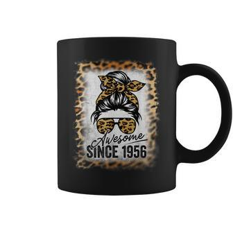 66 Years Old Awesome Since 1956 Leopard 66Th Birthday Gifts Coffee Mug - Thegiftio UK