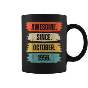 66 Years Old Gifts Awesome Since October 1956 66Th Birthday Coffee Mug - Thegiftio UK