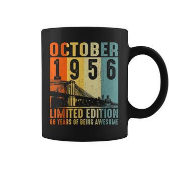 66 Years Old Gifts Vintage October 1956 66Th Birthday Coffee Mug - Thegiftio UK