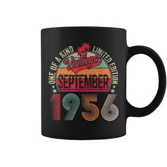 66 Years Old Gifts Vintage September 1956 66Th Birthday V2 Coffee Mug - Thegiftio UK