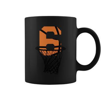 6Th Birthday Basketball Six Birthday Basketball Basketball Player Graphic Design Printed Casual Daily Basic Coffee Mug - Thegiftio UK