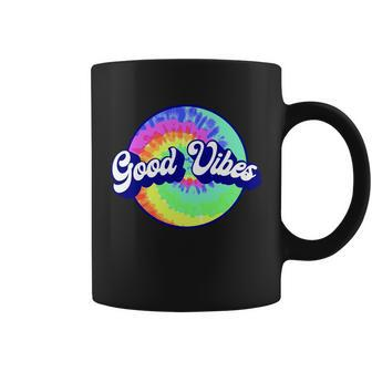 70S Retro Groovy Hippie Good Vibes Coffee Mug - Monsterry AU
