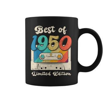 72 Years Old Gifts Best Of 1950 Cassette Tape 72Nd Birthday Coffee Mug - Thegiftio UK