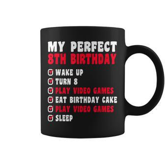 8 Years Old My Perfect 8Th Birthday Gamer 8Th Birthday Coffee Mug - Thegiftio UK