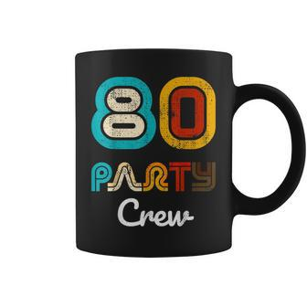 80 Party Crew - 80 Year Old Vintage 1942 80Th Birthday Gift Coffee Mug - Thegiftio UK