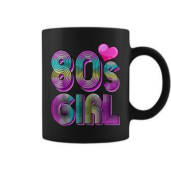 80S Girl Birthday Party Costume Retro Vintage Gift Women V2 Coffee Mug - Seseable