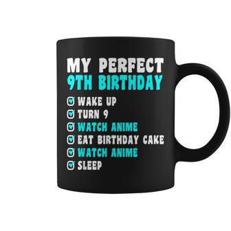 9 Years Old My Perfect 9Th Birthday Anime 9Th Birthday Coffee Mug - Thegiftio UK