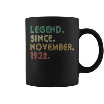 90 Year Old Gift Legend Since November 1932 90Th Birthday Coffee Mug - Thegiftio UK