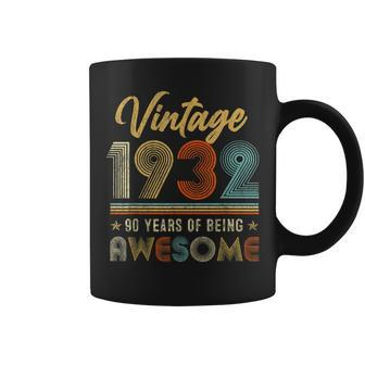 90 Year Old Gifts Vintage 1932 Limited Edition 90Th Birthday Coffee Mug - Thegiftio UK