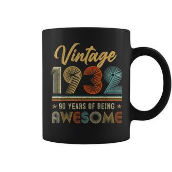 90 Year Old Gifts Vintage 1932 Limited Edition 90Th Birthday Coffee Mug - Thegiftio