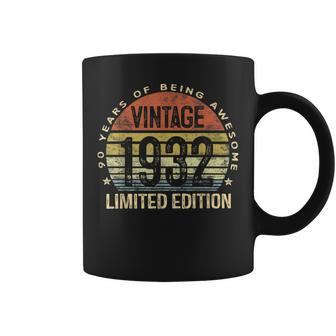 90 Year Old Gifts Vintage 1932 Limited Edition 90Th Birthday V2 Coffee Mug - Thegiftio UK