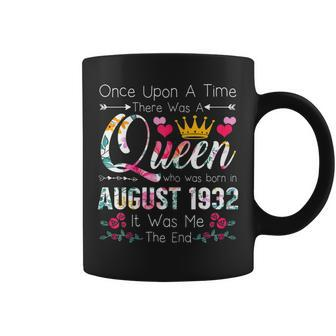 90 Years Birthday Girls 90Th Birthday Queen August 1932 Coffee Mug - Thegiftio UK