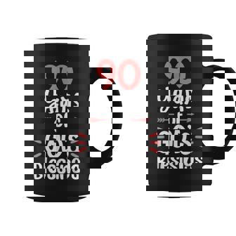 90 Years Of Gods Blessings 90 Year Old Happy 90Th Birthday Coffee Mug - Seseable