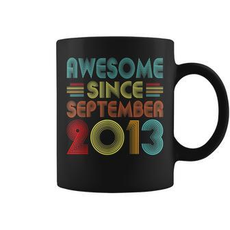 9Th Birthday Idea Awesome Since September 2013 9 Years Old Coffee Mug - Thegiftio UK